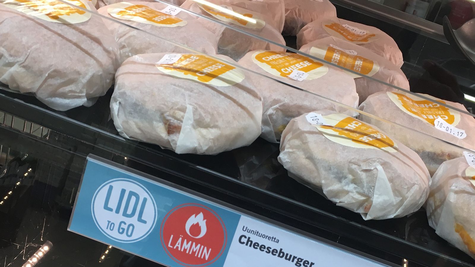 Lidl paistopiste hampurilainen