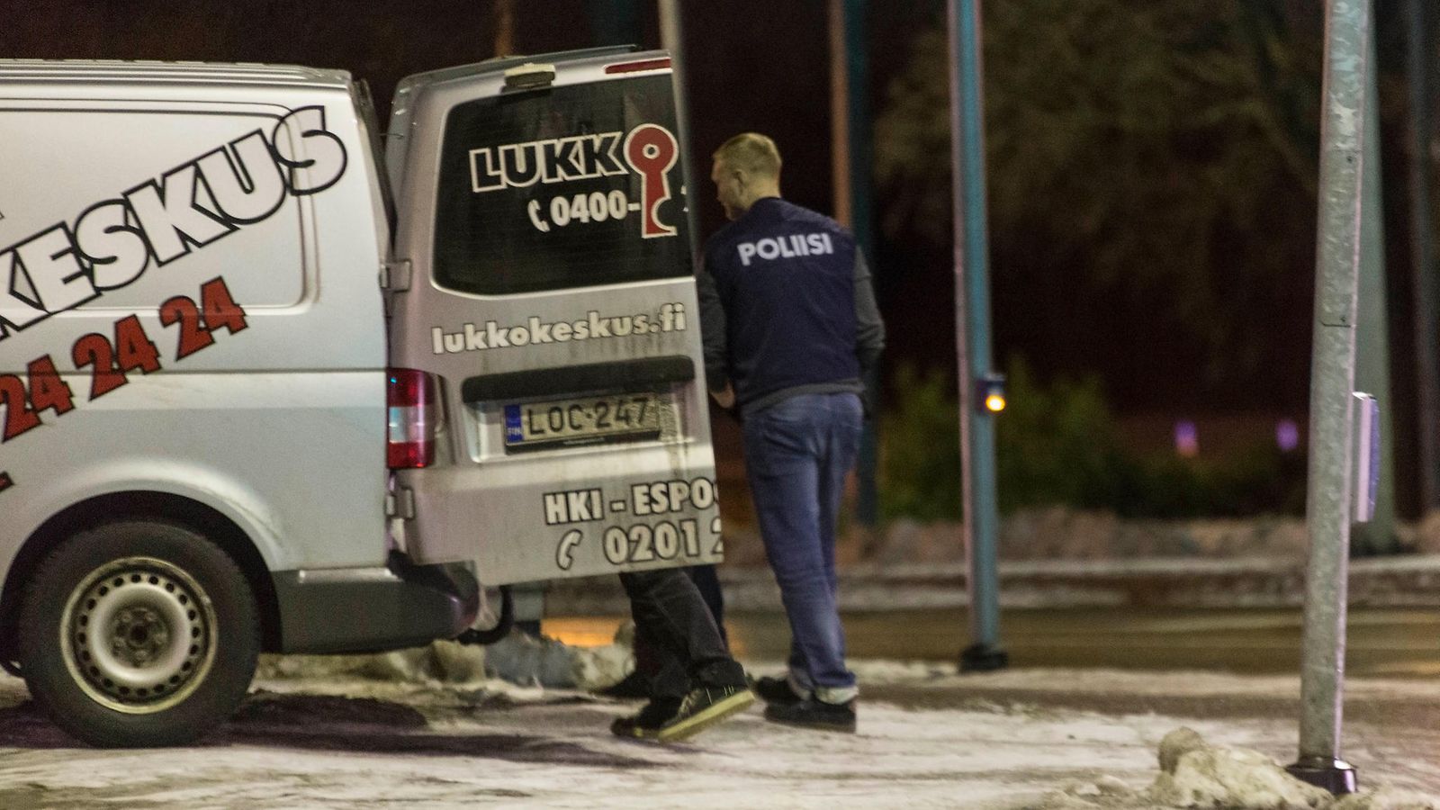 Kotka poliisioperaatio liikekeskuksella