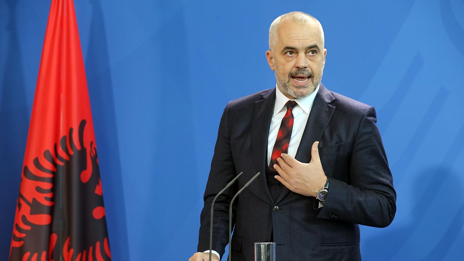 Albanian pääministeri Edi Rama