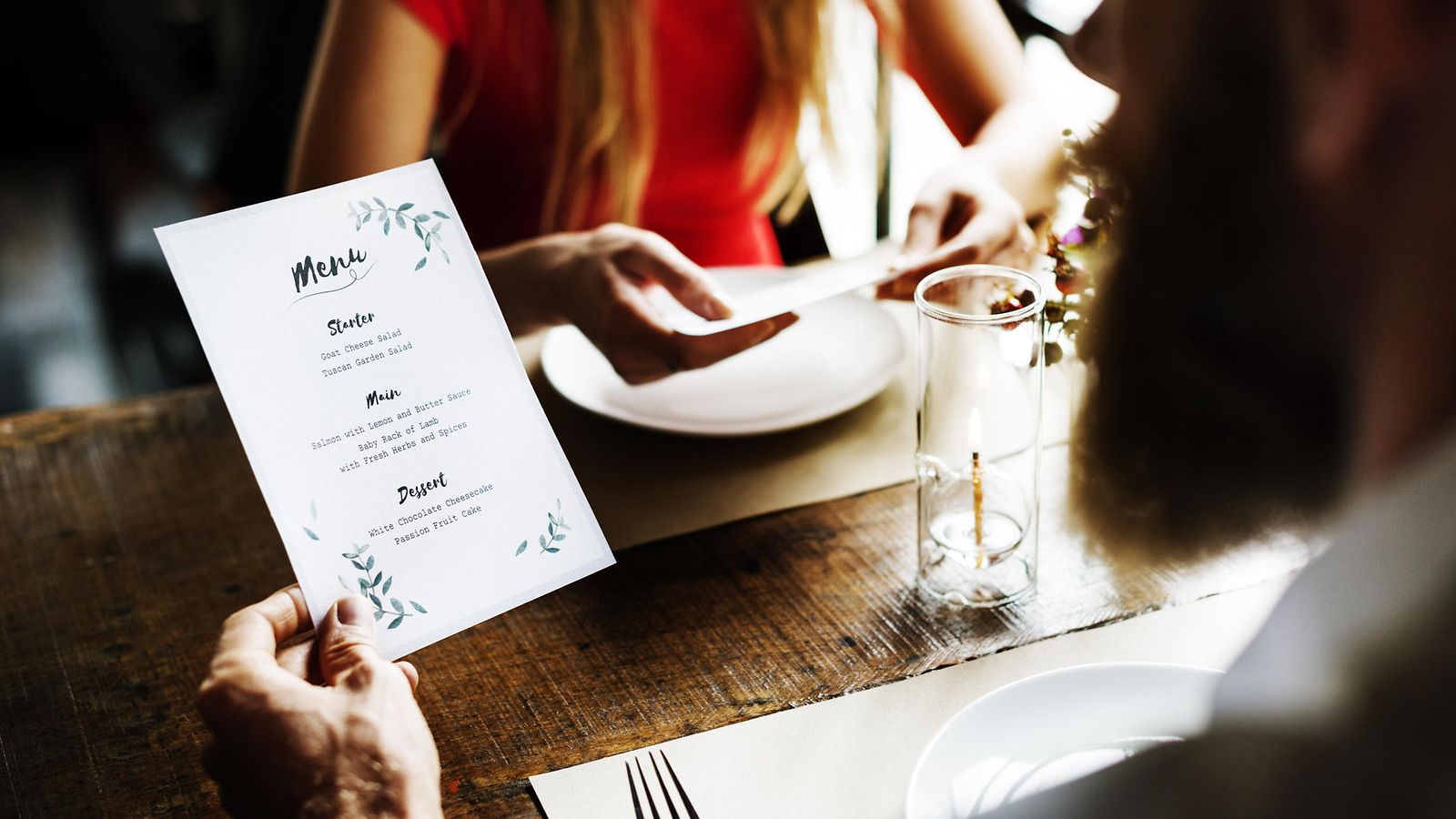ravintola ruokalista menu