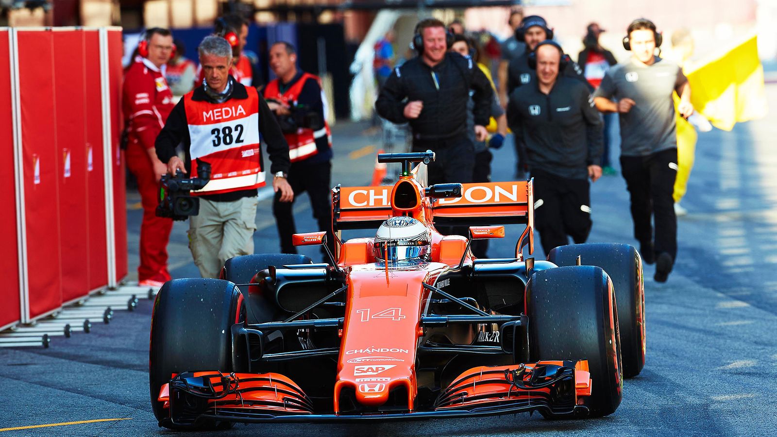 Fernando Alonso McLarenillaan