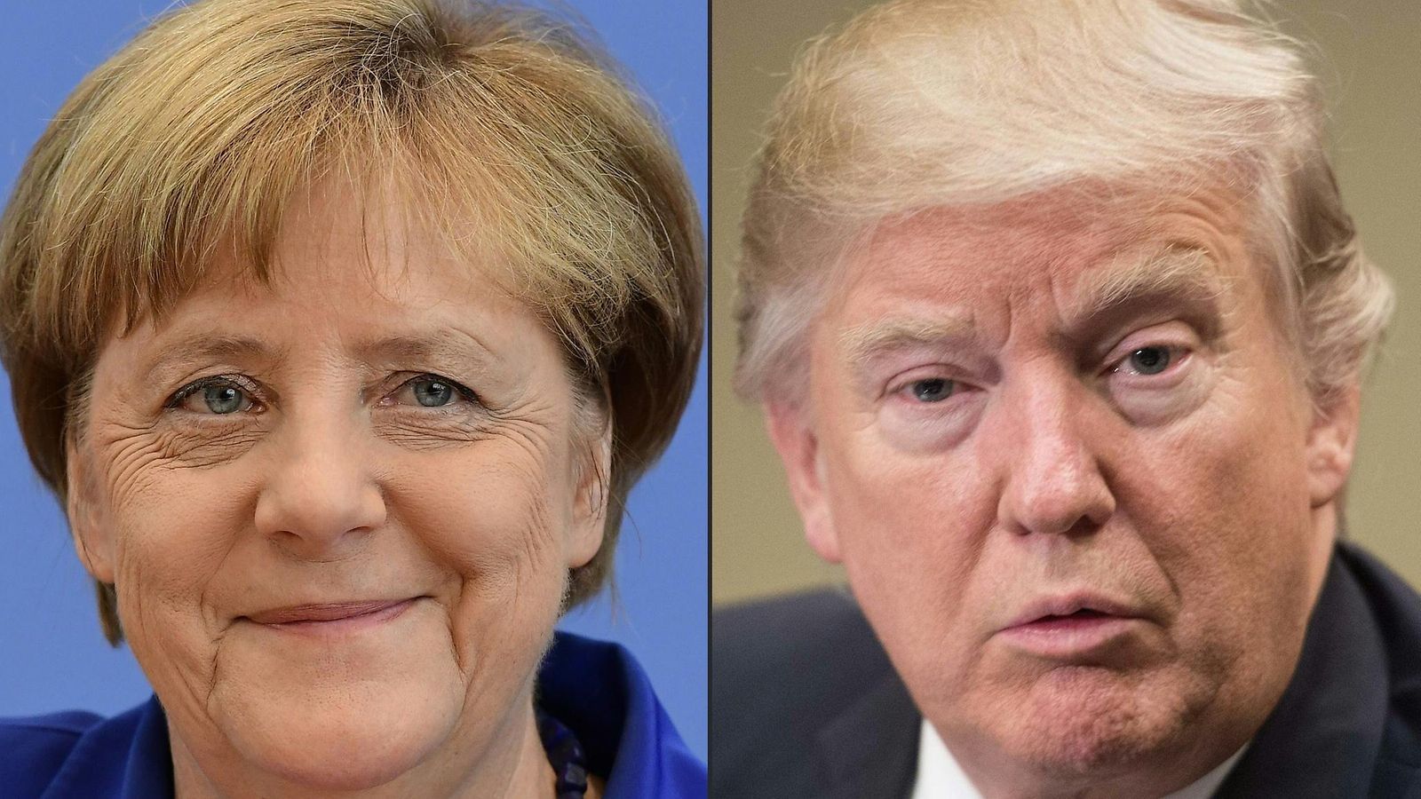 Trump Merkel