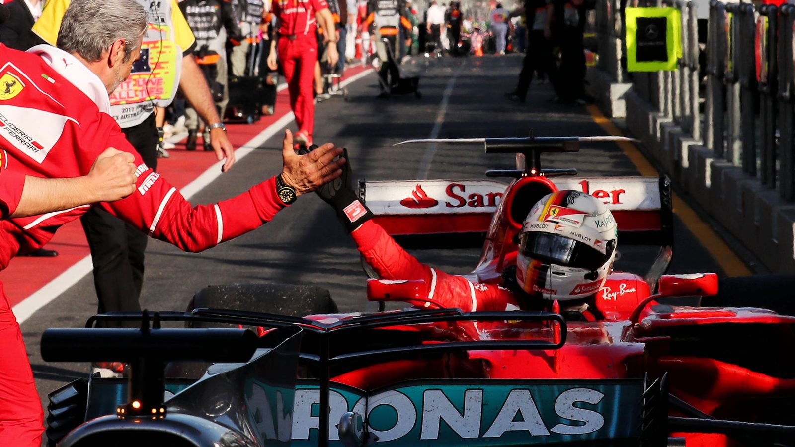 Sebastian Vettel, Maurizio Arrivabene