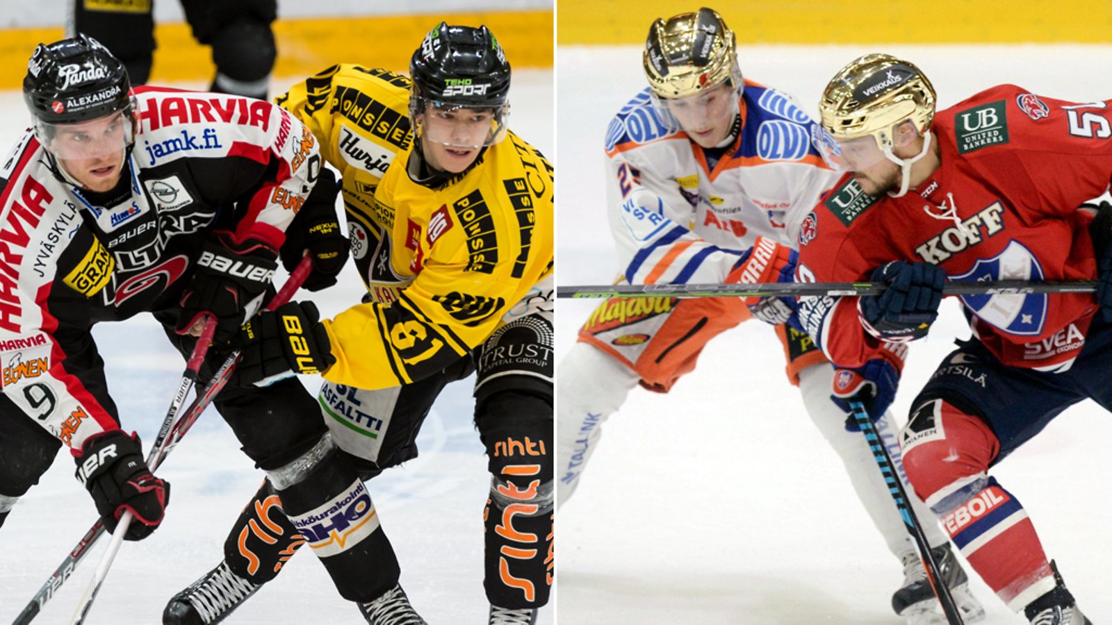 KalPa, JYP, Tappara, HIFK 2017