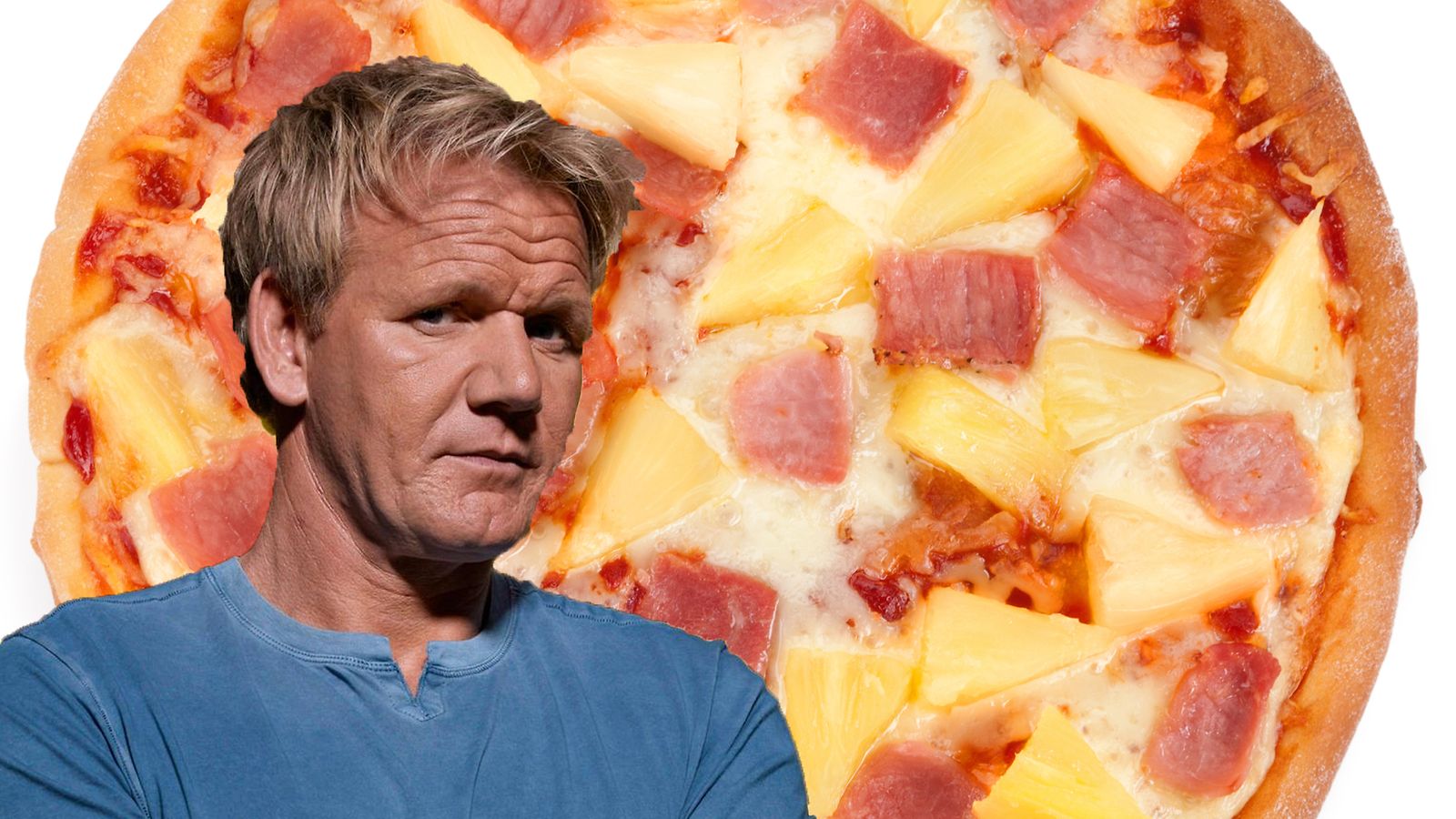 Gordon ramsay Ananas pizza