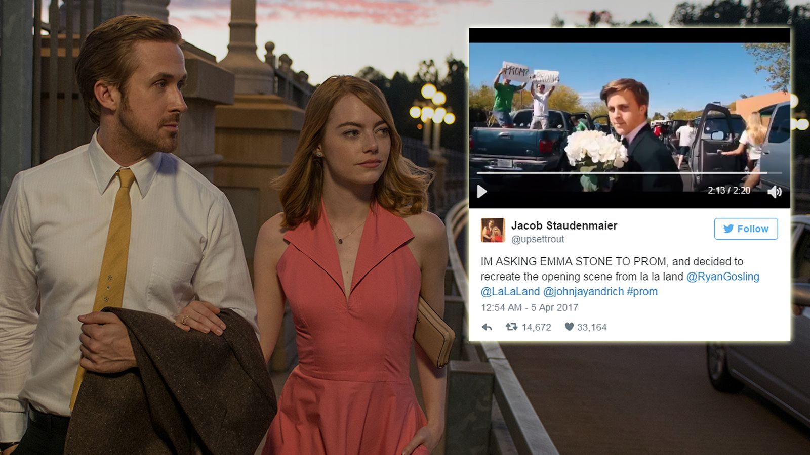 La La Land Gosling Stone opiskelija
