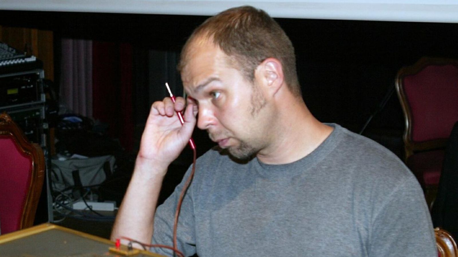 Pan Sonic Venetsian biennaali Ilpo Väisänen ja Mika Vainio 2003