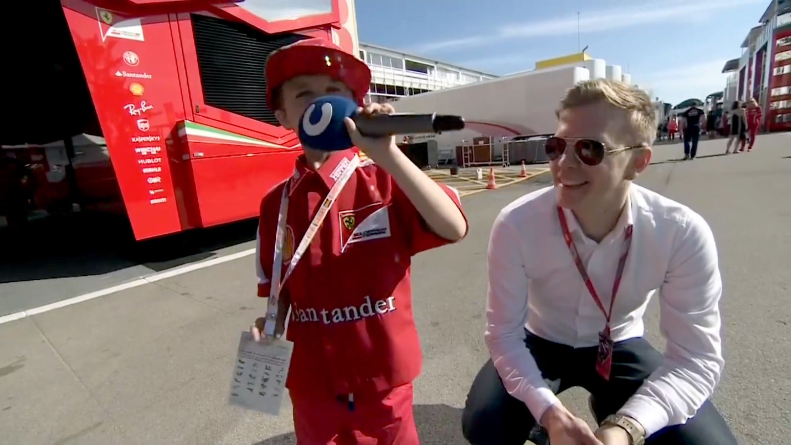 Thomas Niki Juusela Espanja 2017 nuori fani Räikkönen