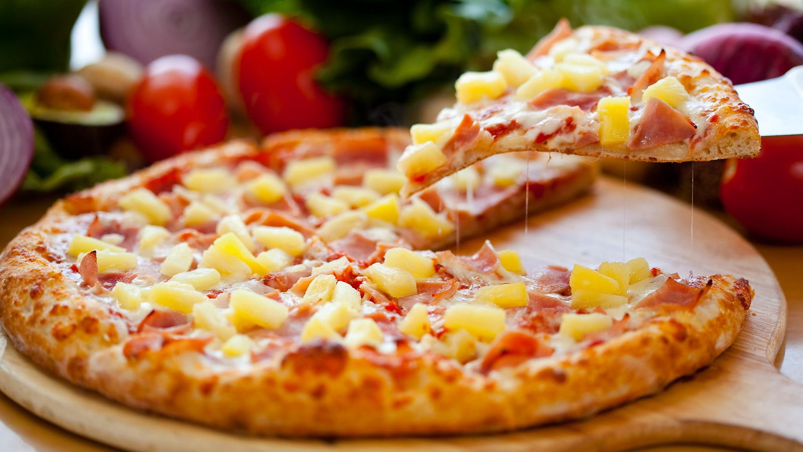 ananaspizza pizza ananas kinkku