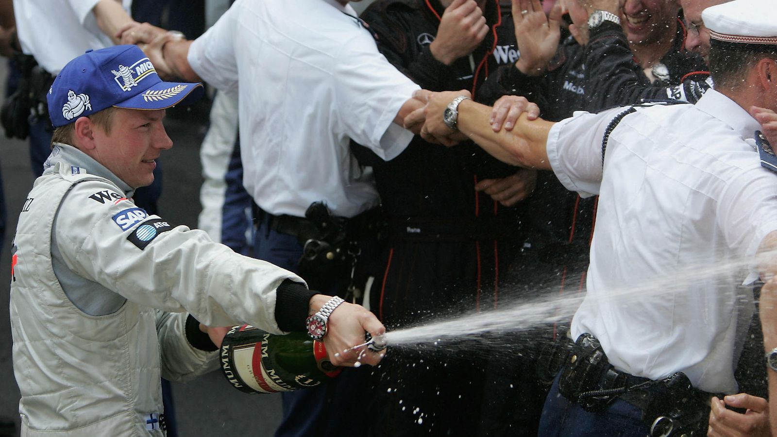 Raikkonen monacossa 2005 ruisku