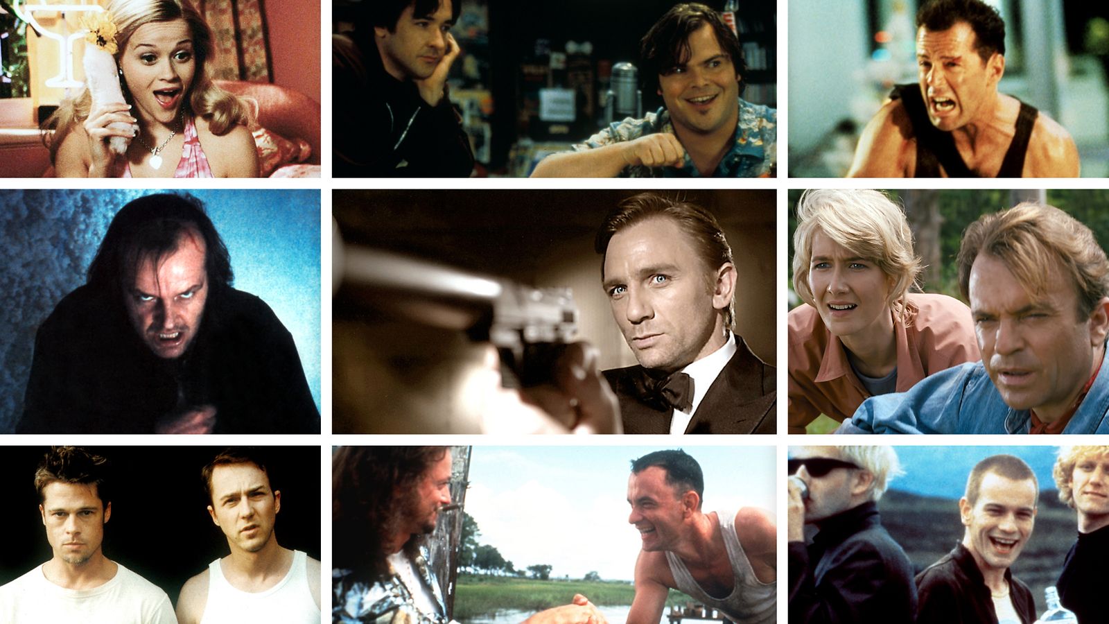 Leffakollaasi (Trainspotting, Fight Club, Die Hard, Forrest Gump jne.)