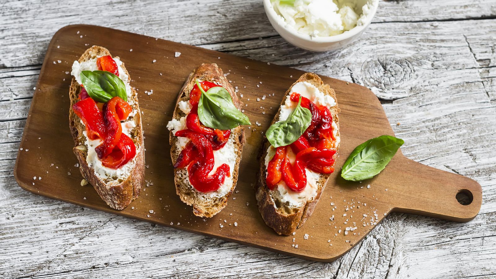 Paprika bruschetta