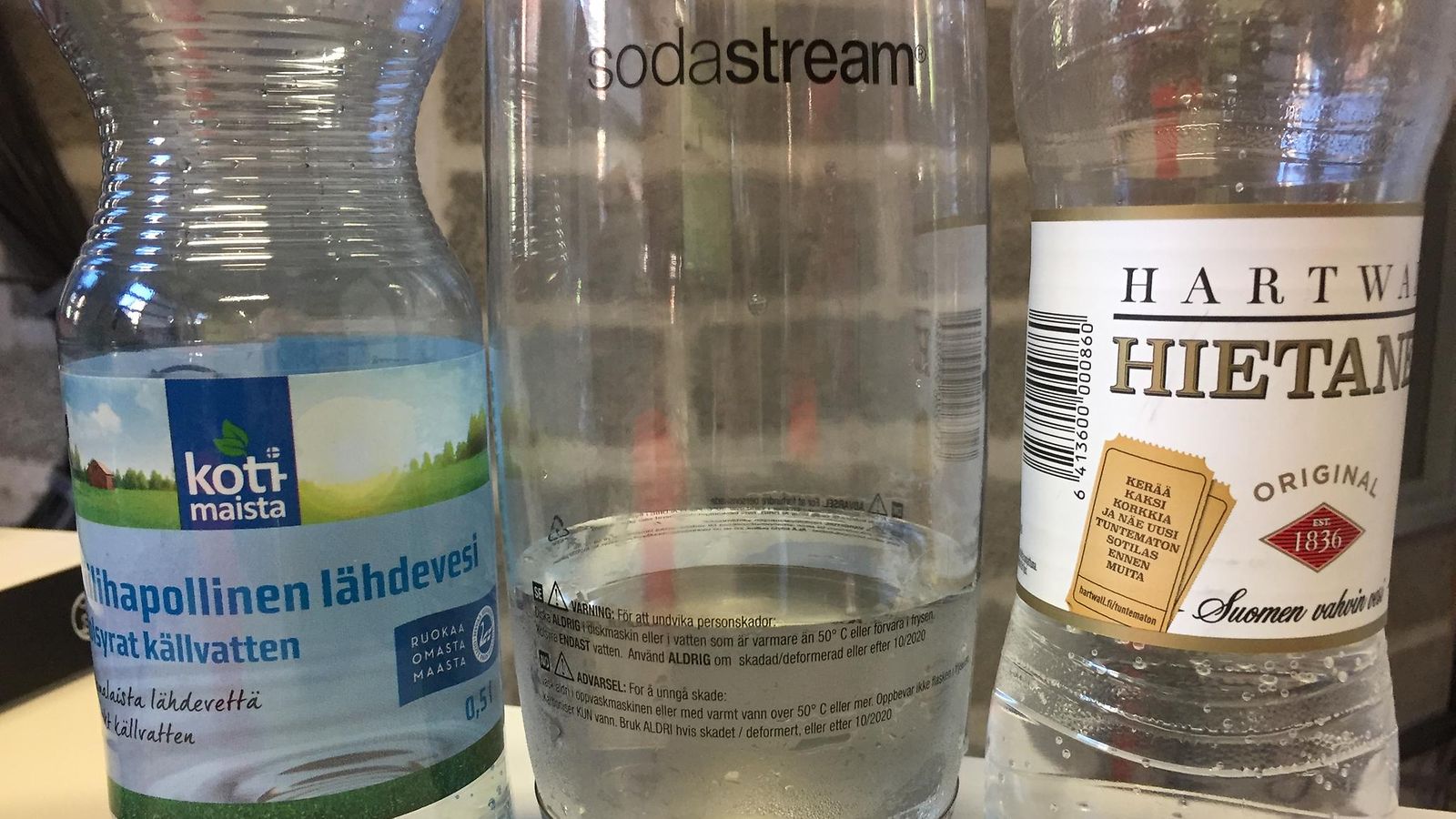 kivennäisvesi sodastream vichy