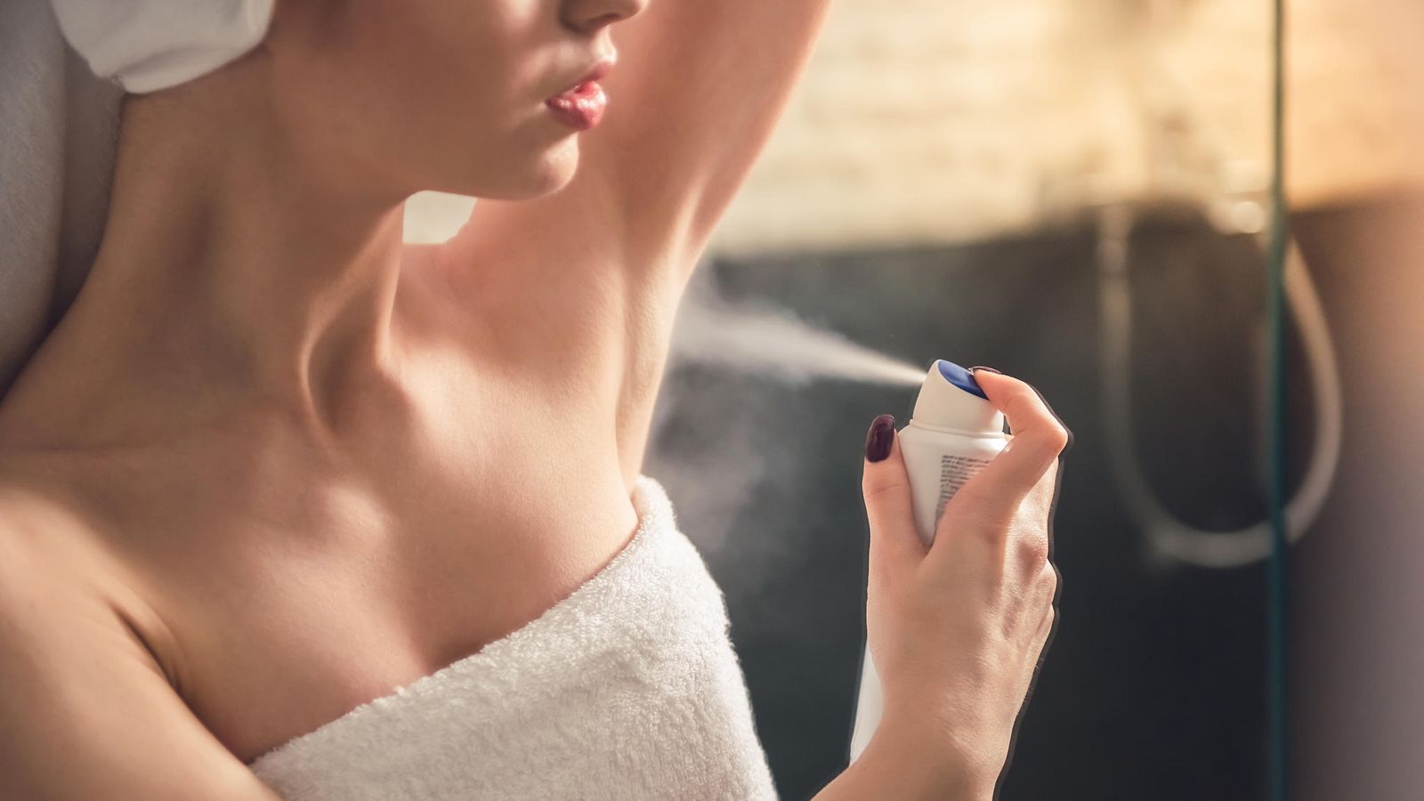 suihku deodorantti spray