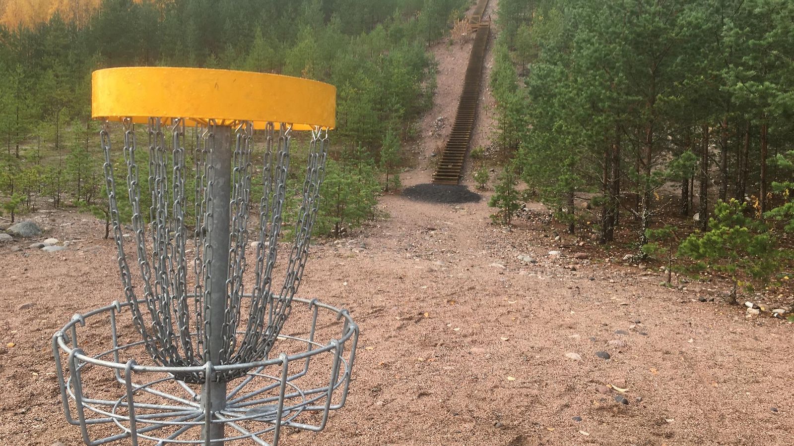 Sorakuoppa, suojelualue, Hausjärvi, frisbeegolf