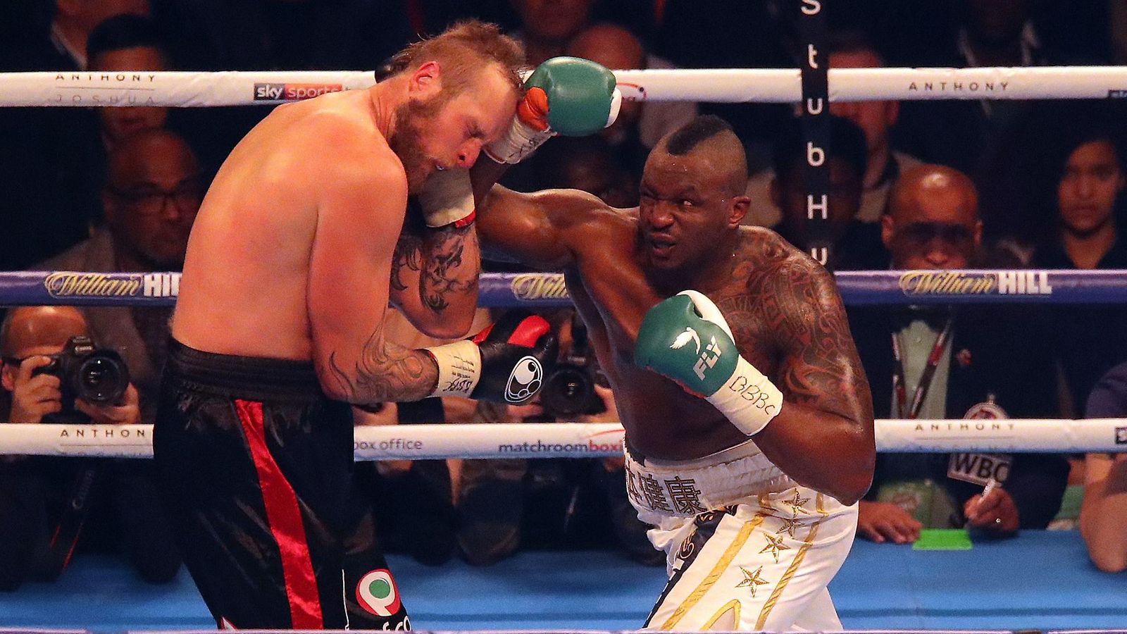 Robert Helenius ja Dillian Whyte