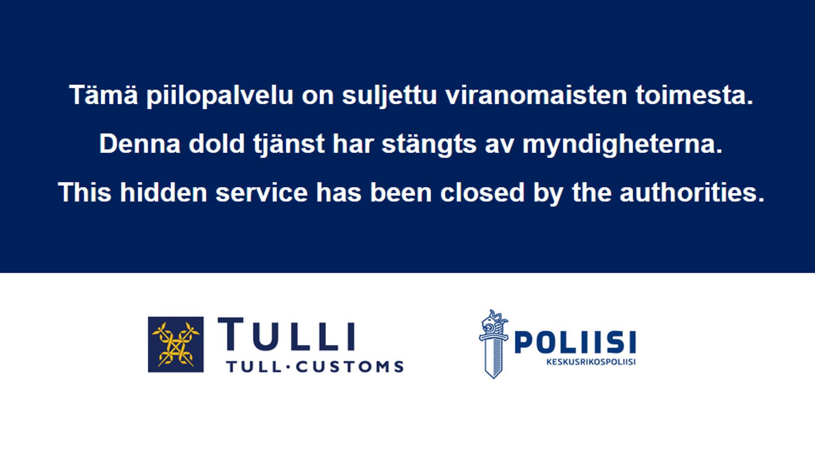 sipulikanava suljettu