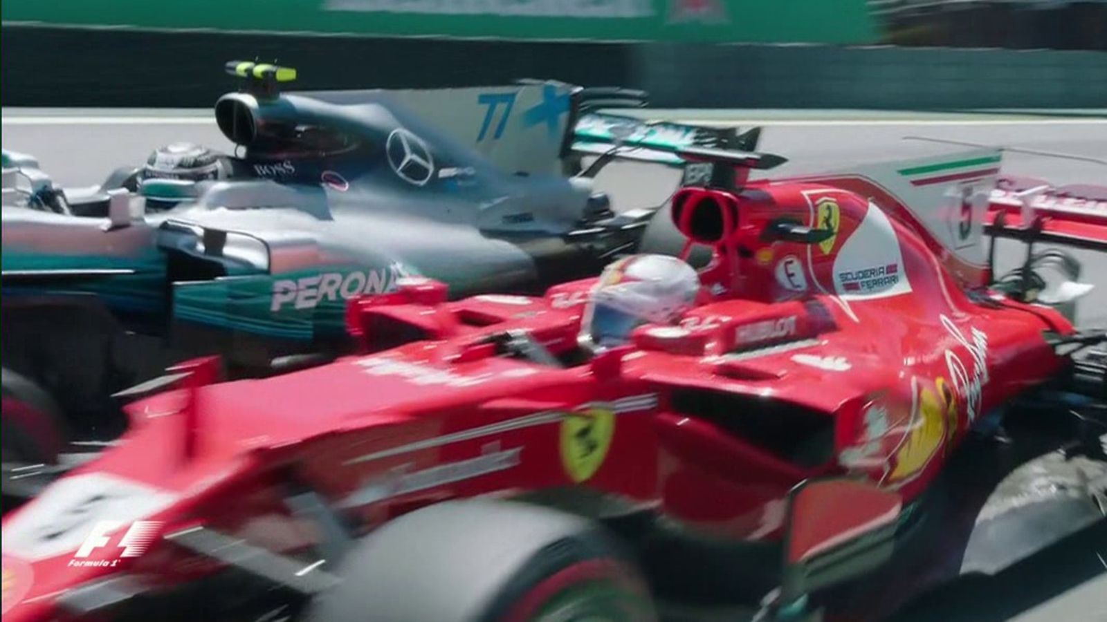 Valtteri Bottas, Sebastian Vettel, 2017, Brasilia