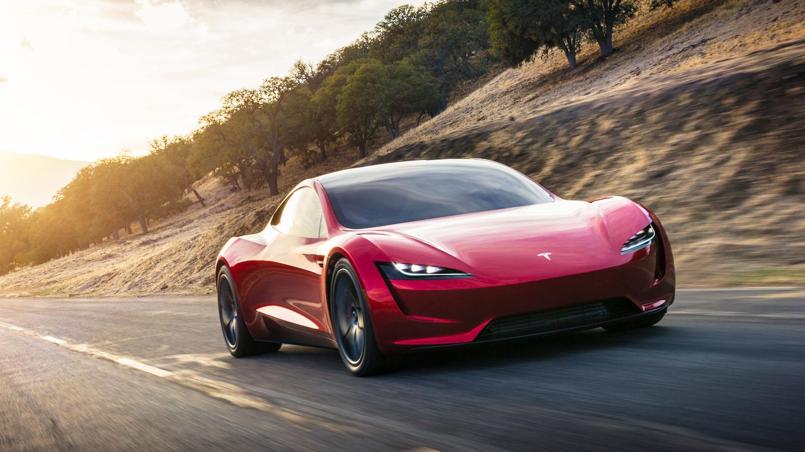 tesla roadster front