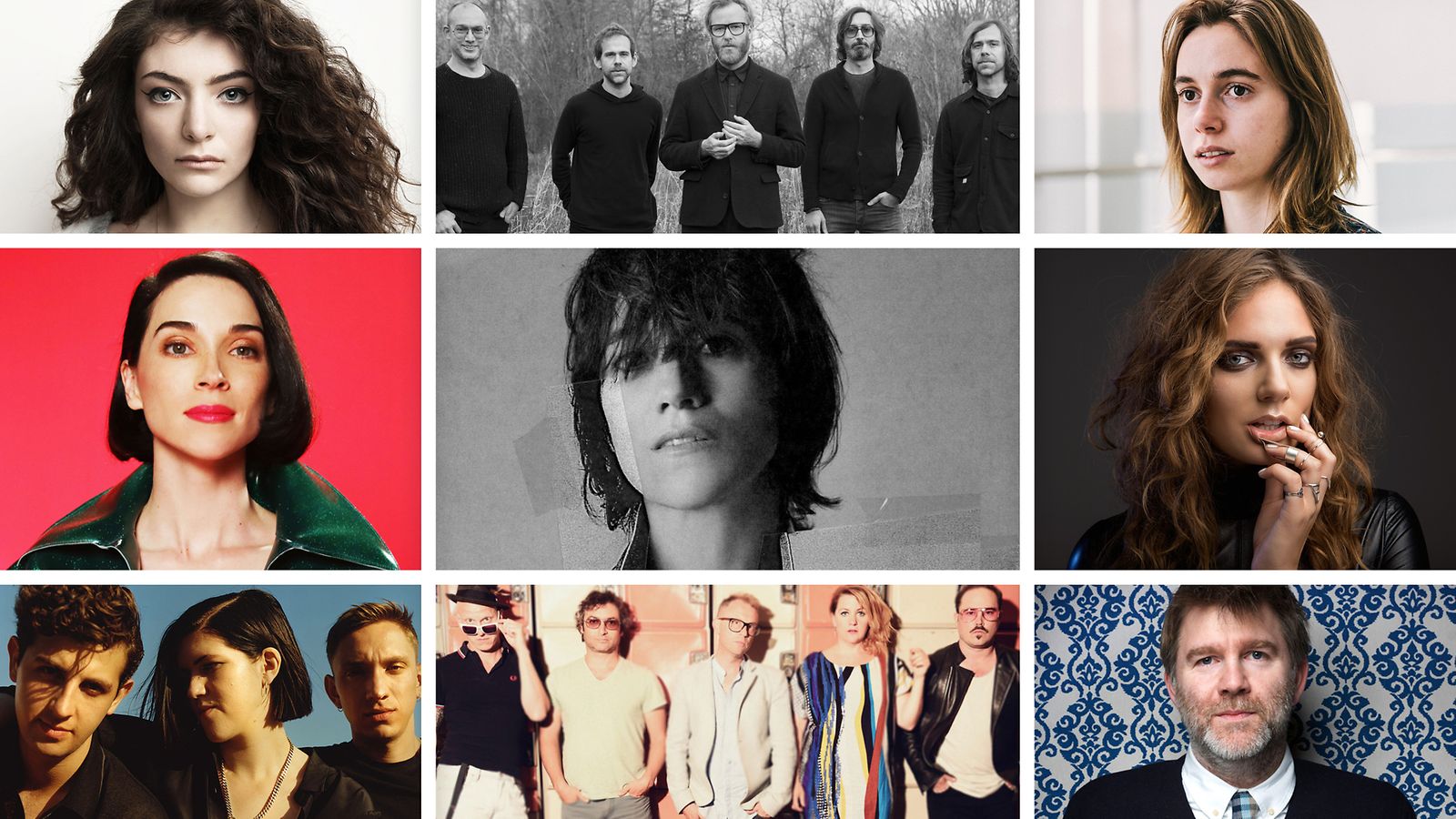 Vuoden parhaat ulkomaiset levyt 2017: Charlotte Gainsbourg, Tove Lo, The National, LCD Soundsystem, Julien Baker, Lorde, Stars, St. Vincent, The xx