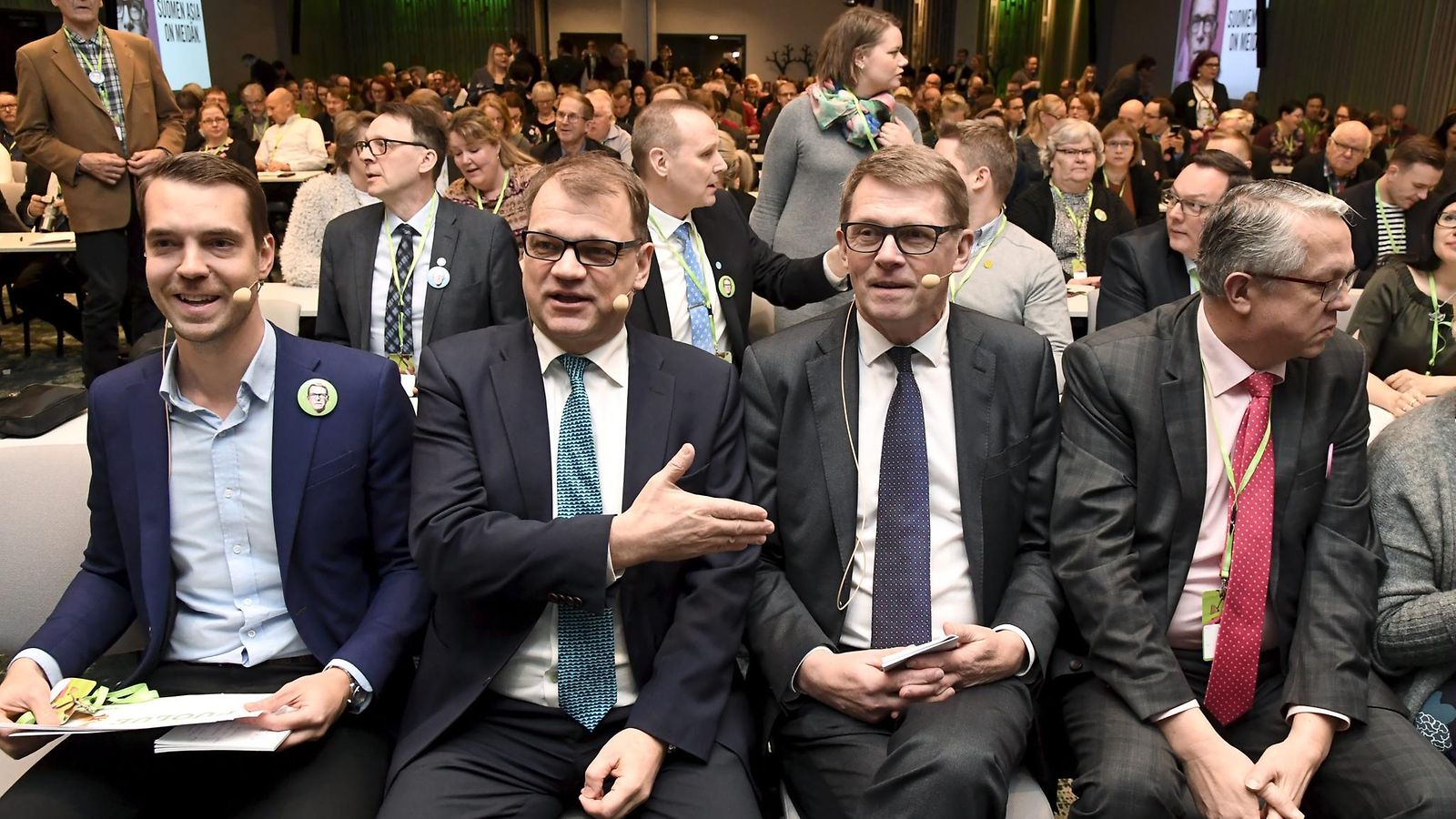 Lehtikuva Keskustan puheenjohtajapäivät