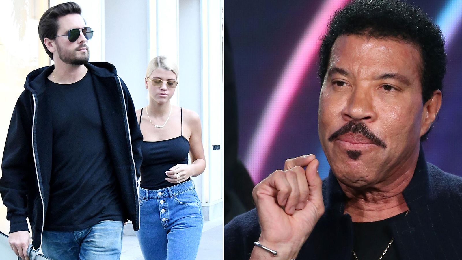 Lionel Richie Sofia Richie Scott Disick