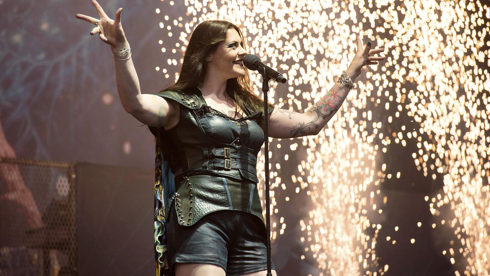 Nightwish Floor Jansen Download-festivaali kesäkuu 2016