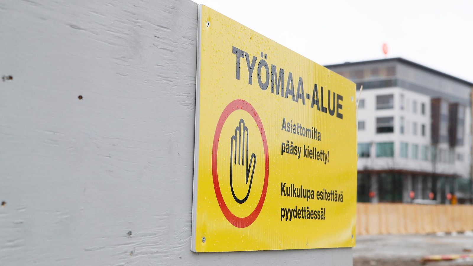 AOP työmaa rakennus rakennustyömaa