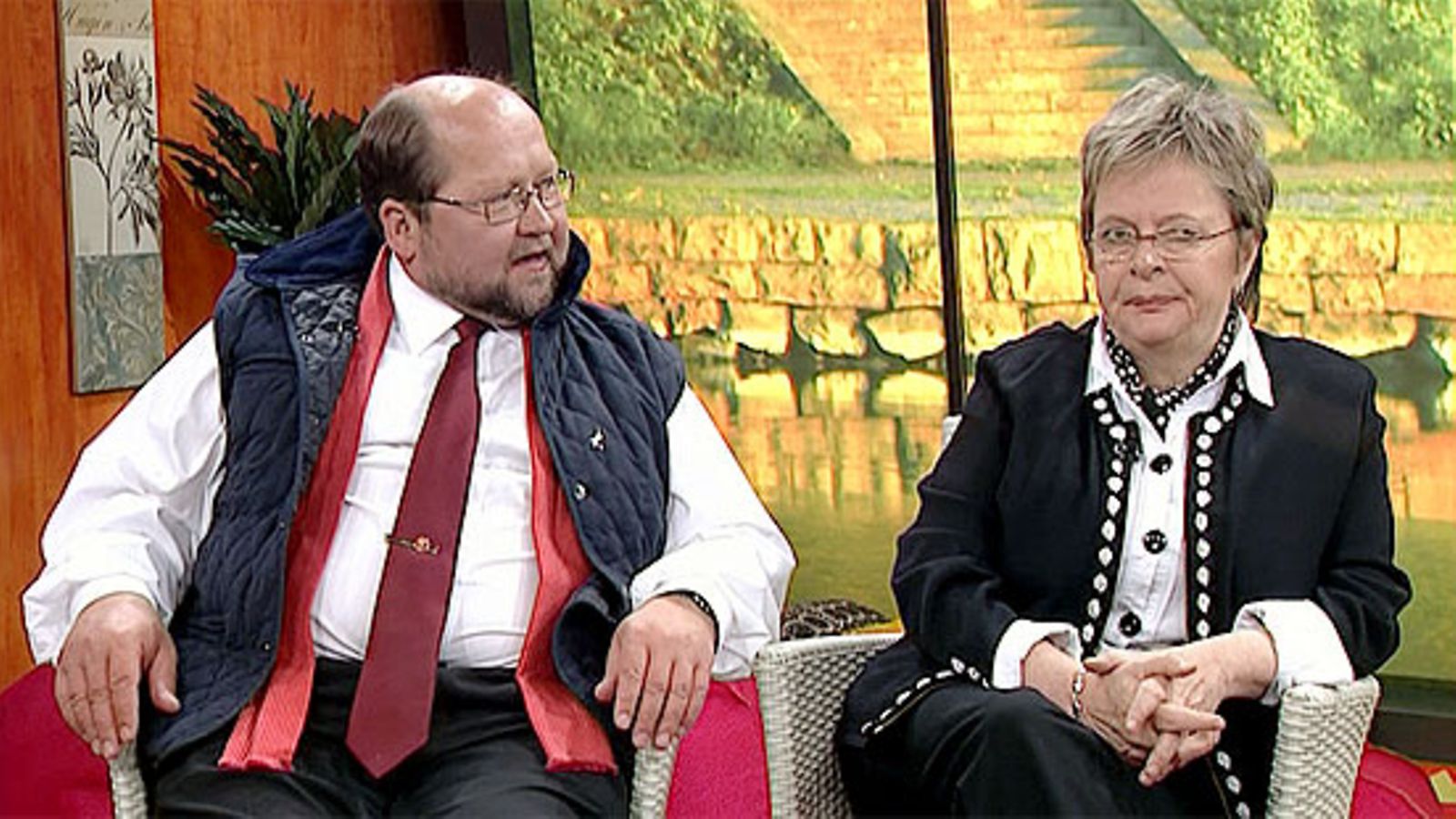 Mitro Repo ja Liisa Jaakonsaari (Kuva: MTV Oy)