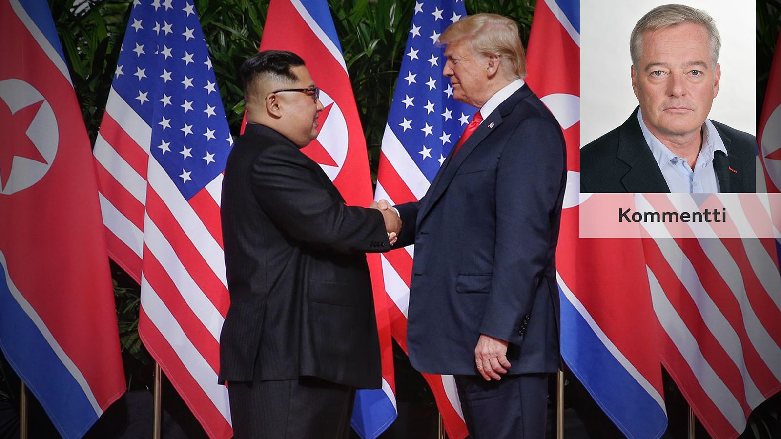 petri saraste kommentti, trump, kim