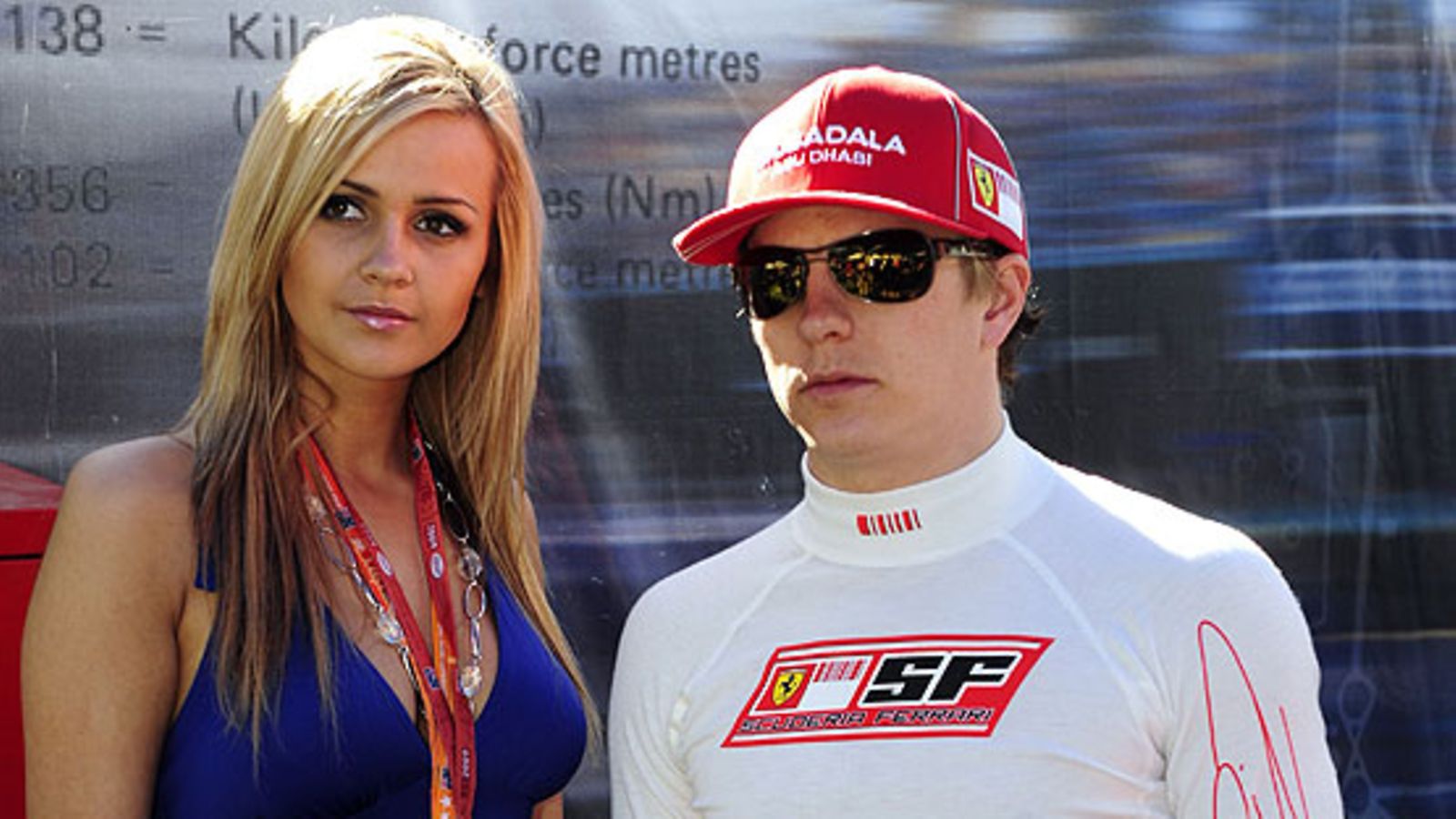 Angelika Jakubowska ja Kimi Räikkönen (Kuva: Heikki Saukkomaa/Lehtikuva)
