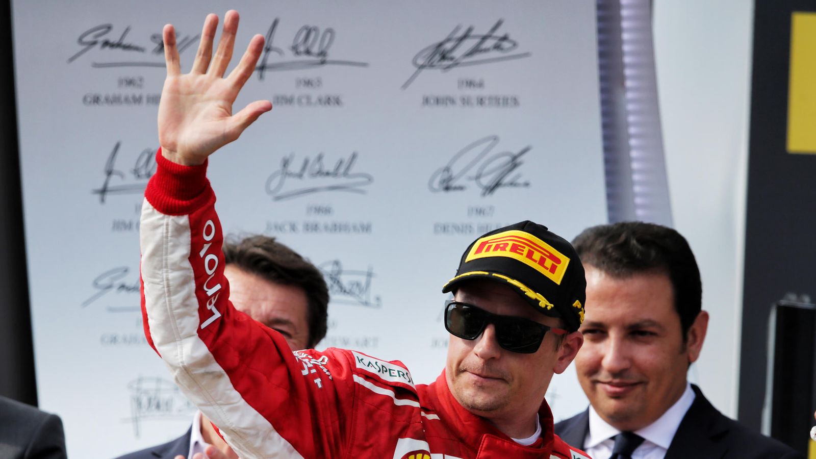 Kimi Räikkönen podium Ranska