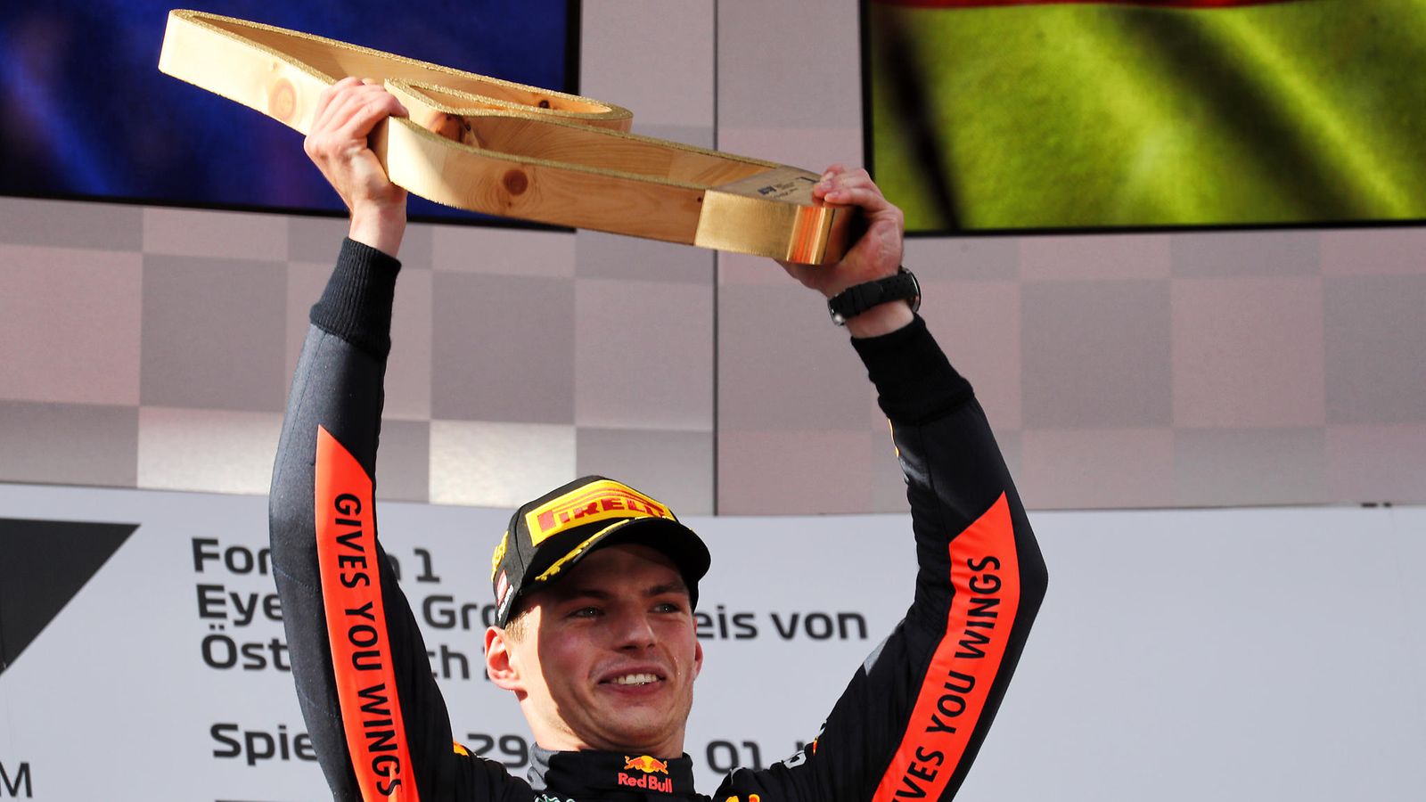 Max Verstappen podium 1.7.