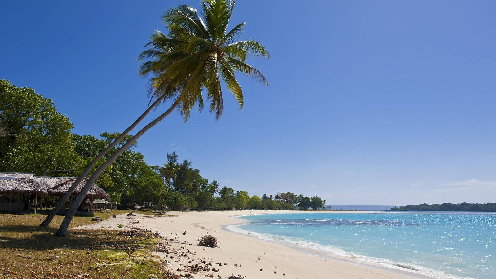 Kuva rannalta Vanuatussa.