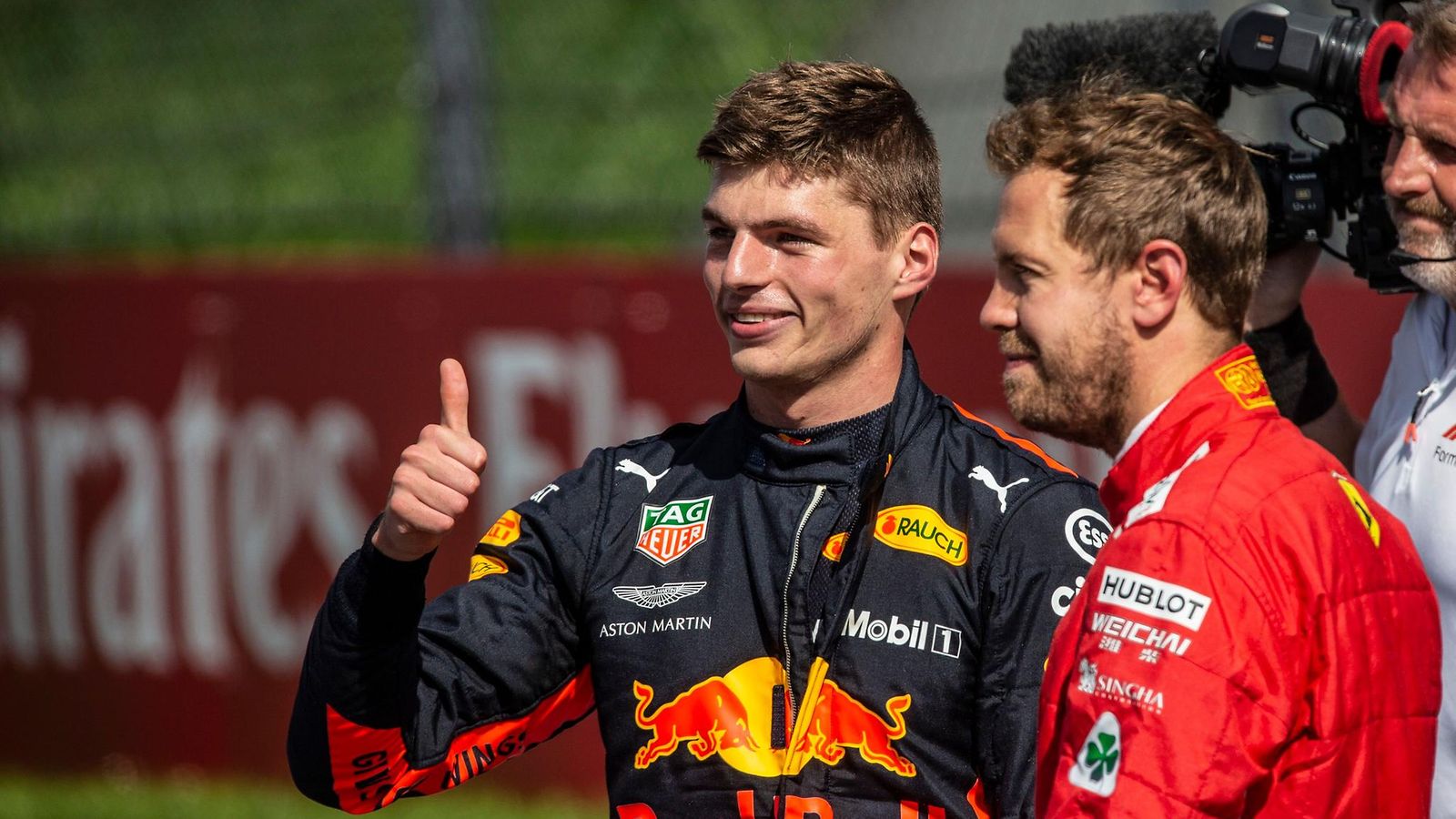 Max Verstappen & Sebastian Vettel