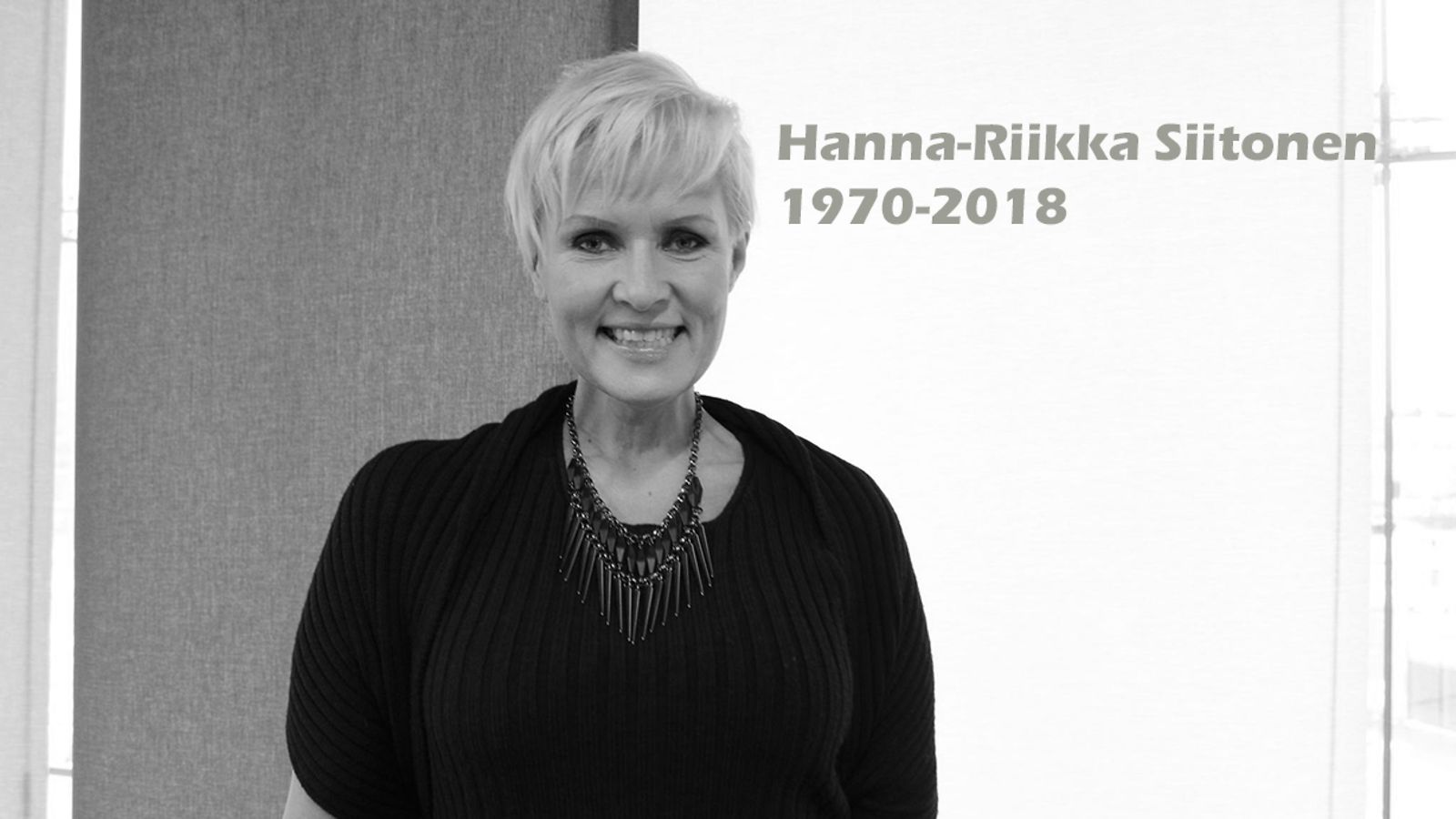 Etusivu Hanna-Riikka Siitonen on kuollut