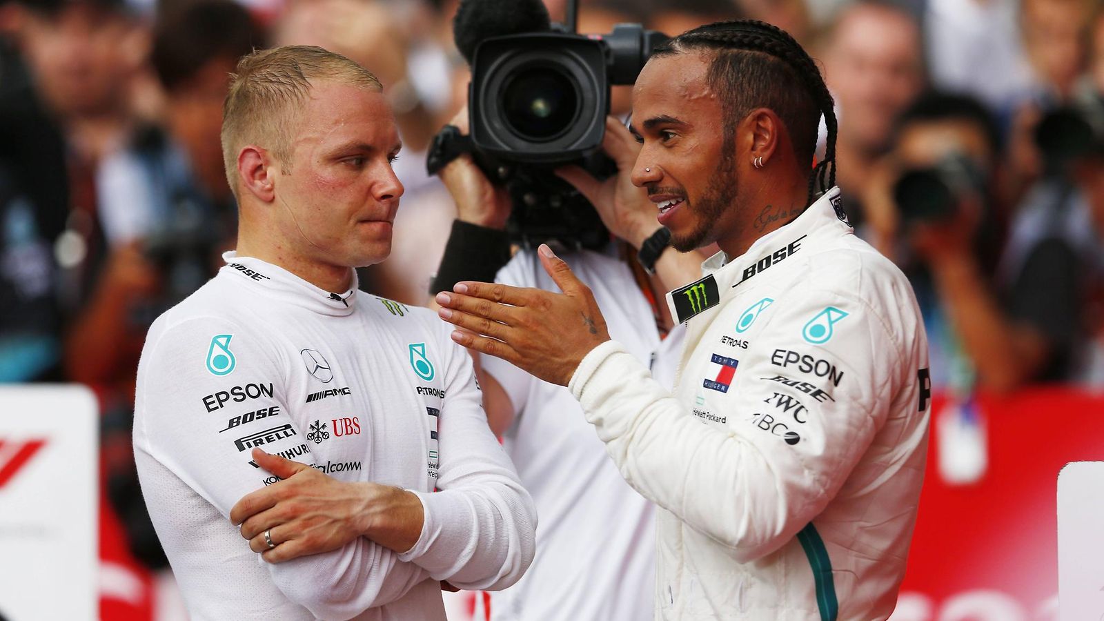 Valtteri Bottas & Lewis Hamilton