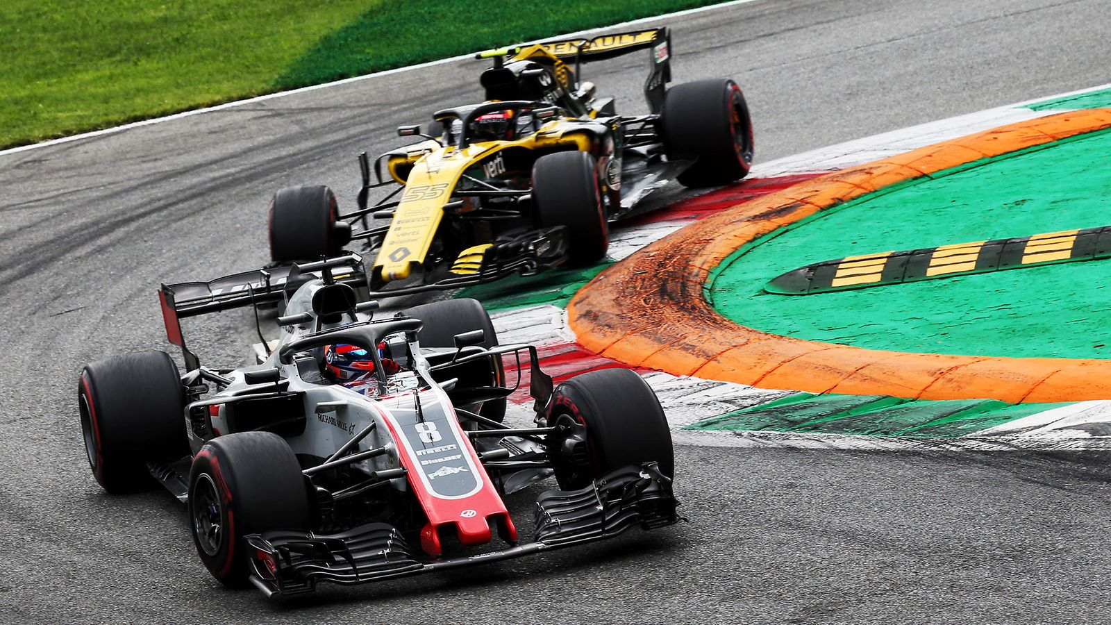 Haas ja Renault Monza