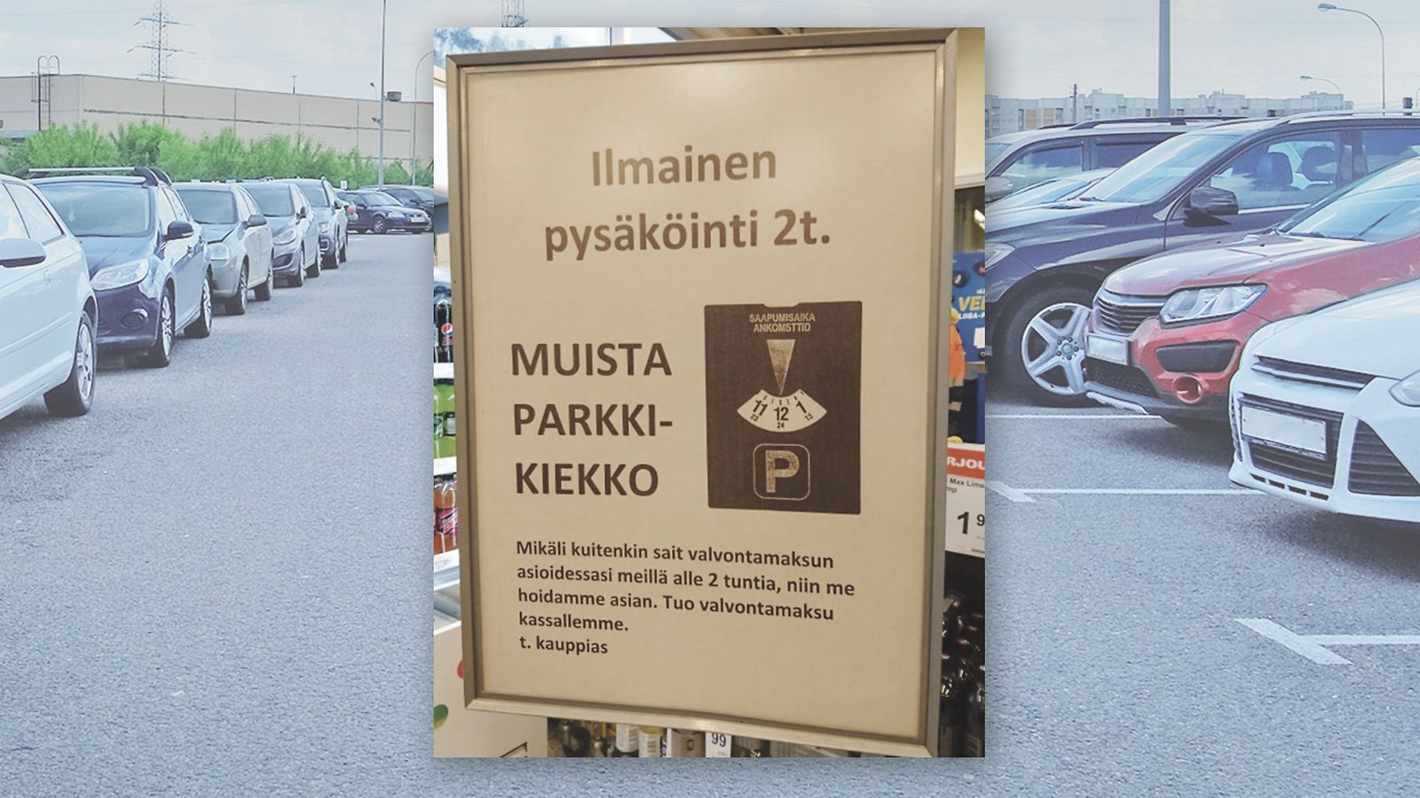 K-Market Iso-Kappa parkkipaikka