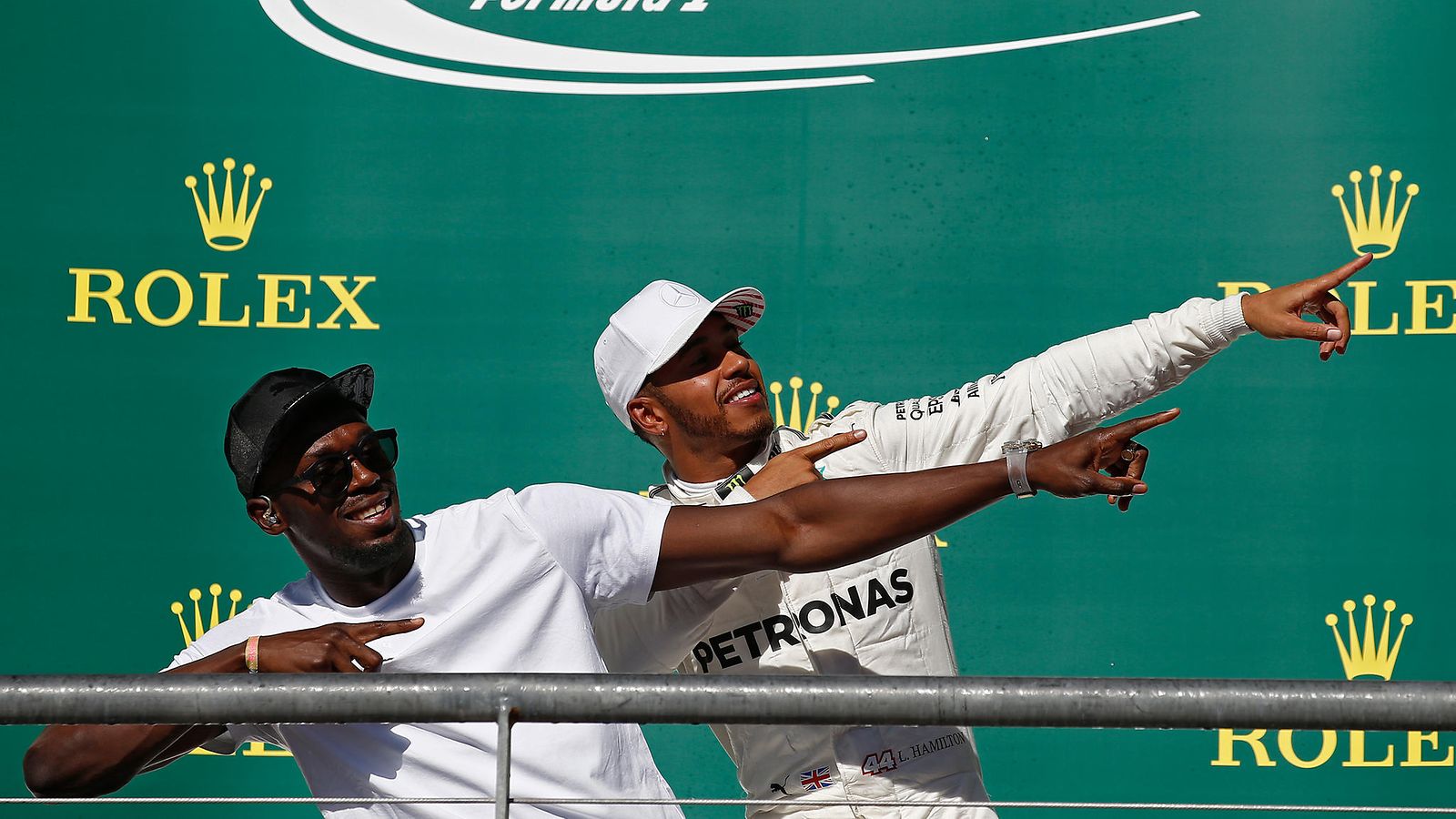 Lewis Hamilton Usain Bolt