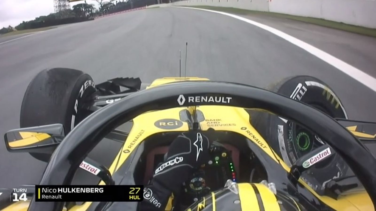 Nico Hülkenberg, 2018, ulosajo Brasilia