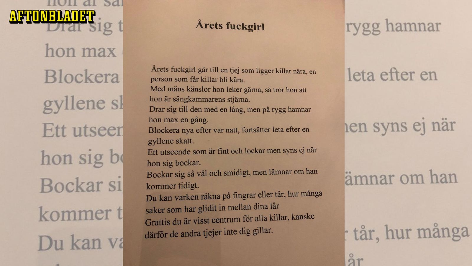 KuvanlähdeAftonbladet
