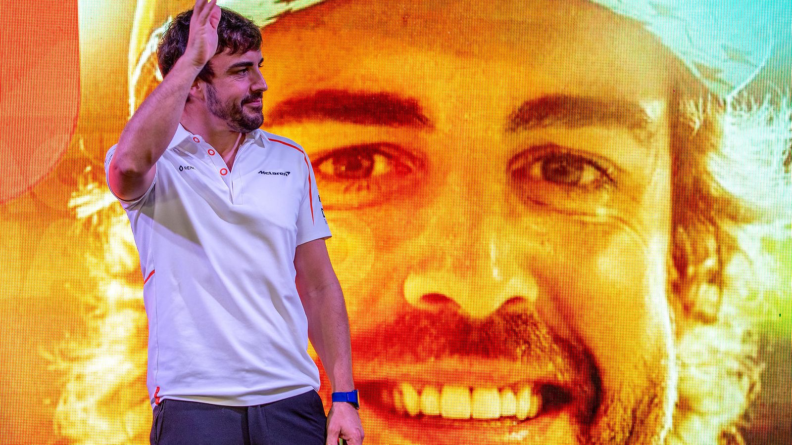 Fernando Alonso abu dhabi kuva taustalla