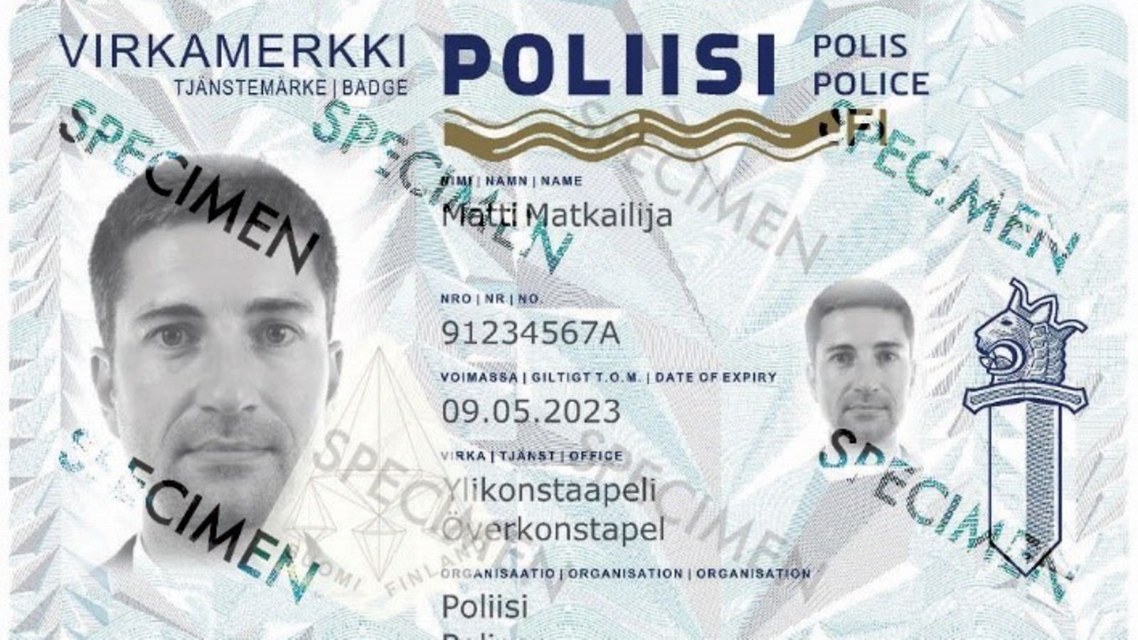 poliisi uusi virkamerkki