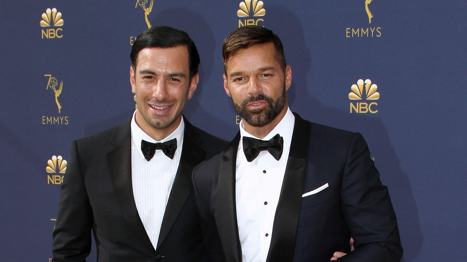 ricky martin jwan yosef emmy-gaala 2018