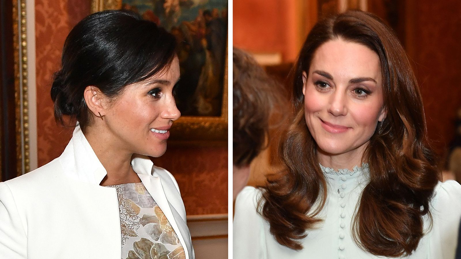 Herttuatar Meghan ja herttuatar Catherine 5.3.2019