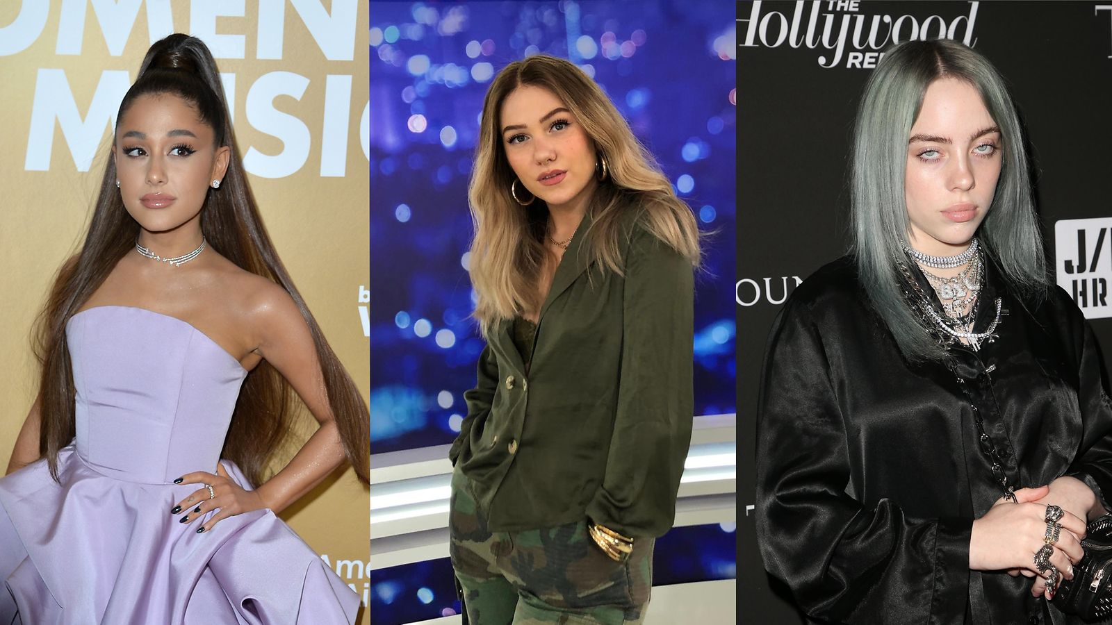 Ariana Grande Evelina Billie Eilish