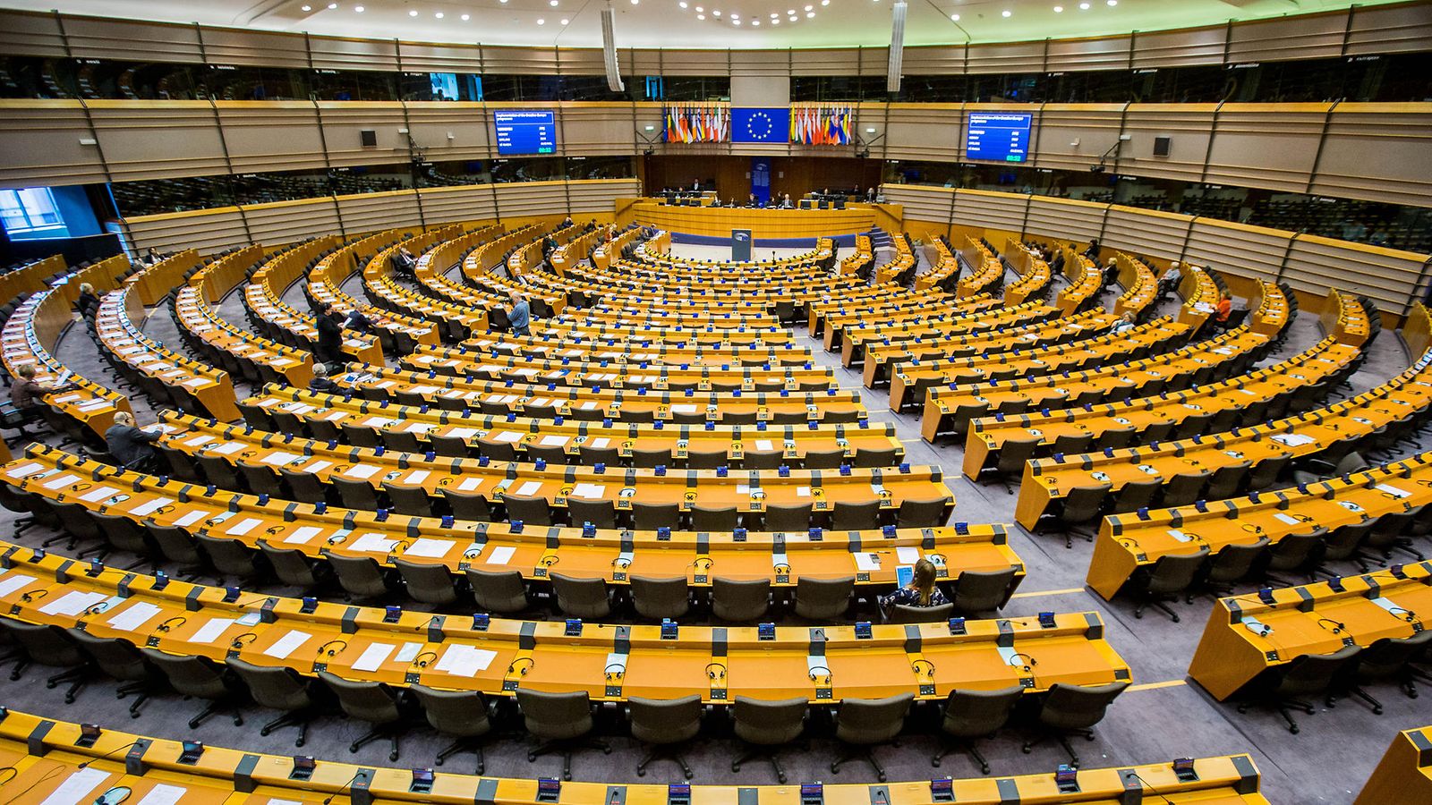 EPA EU Parlamentti istuntosali