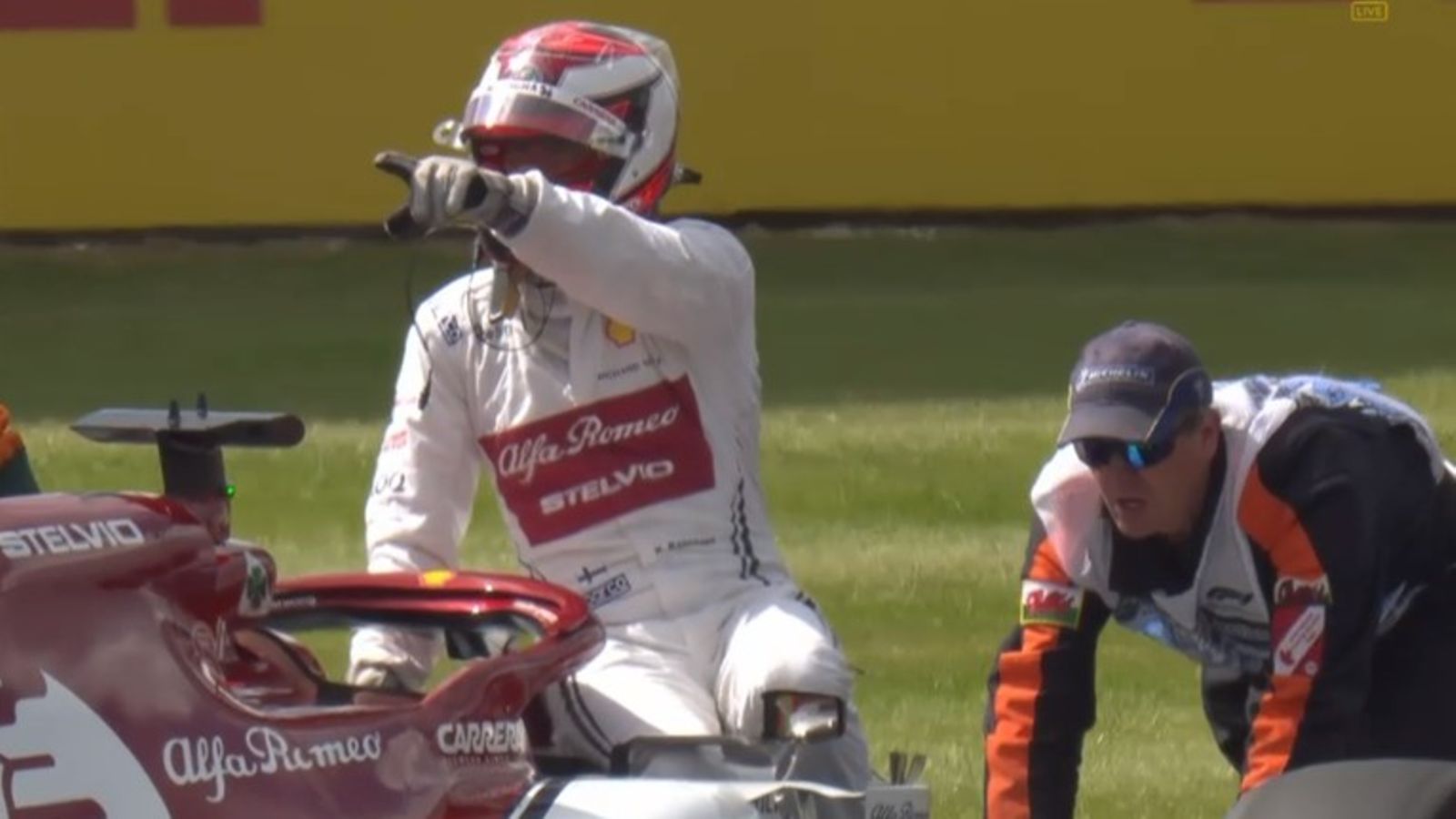 kapteeni kimi räikkönen, Silverstone, 2019