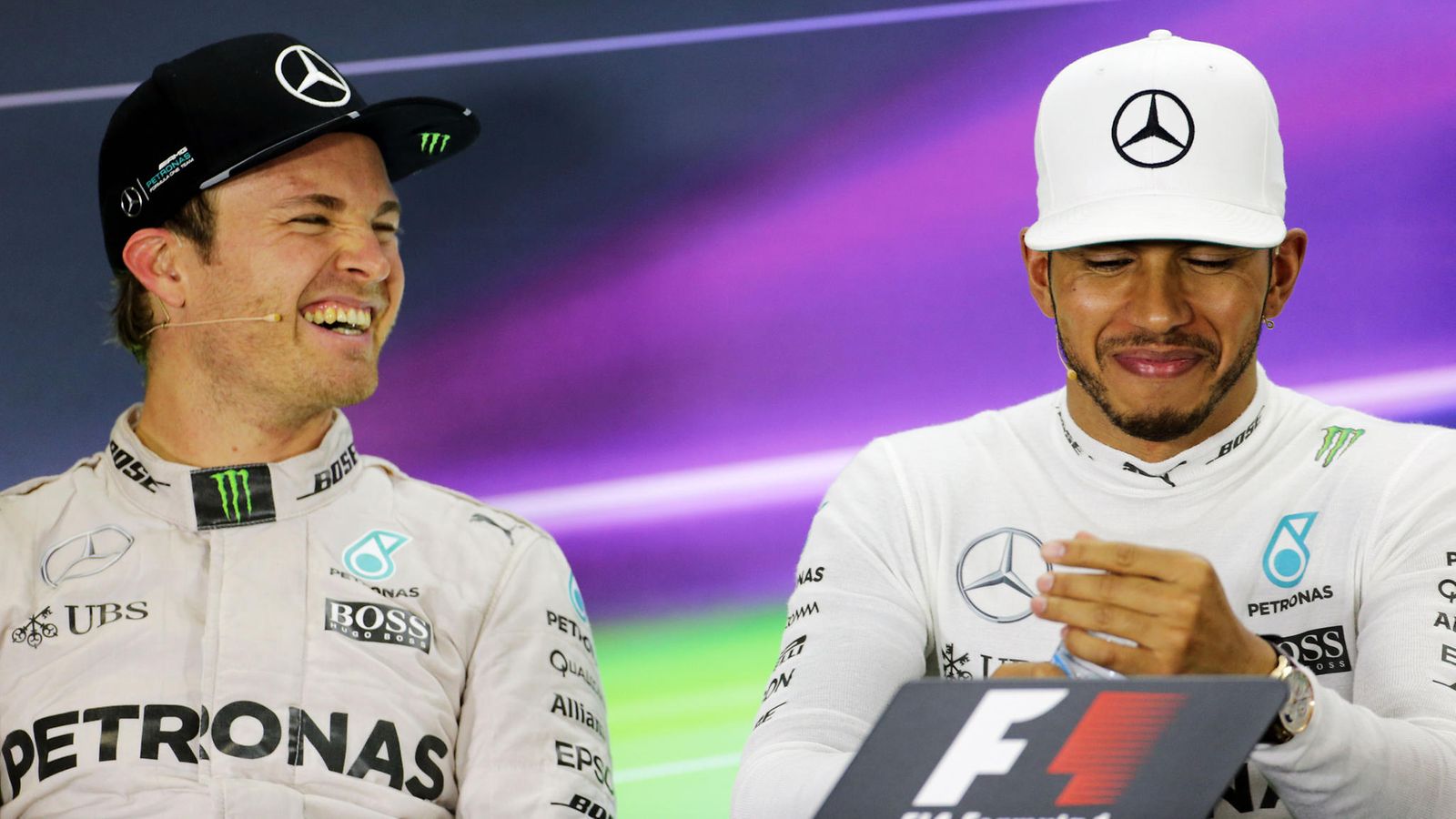 Nico Rosberg & Lewis Hamilton